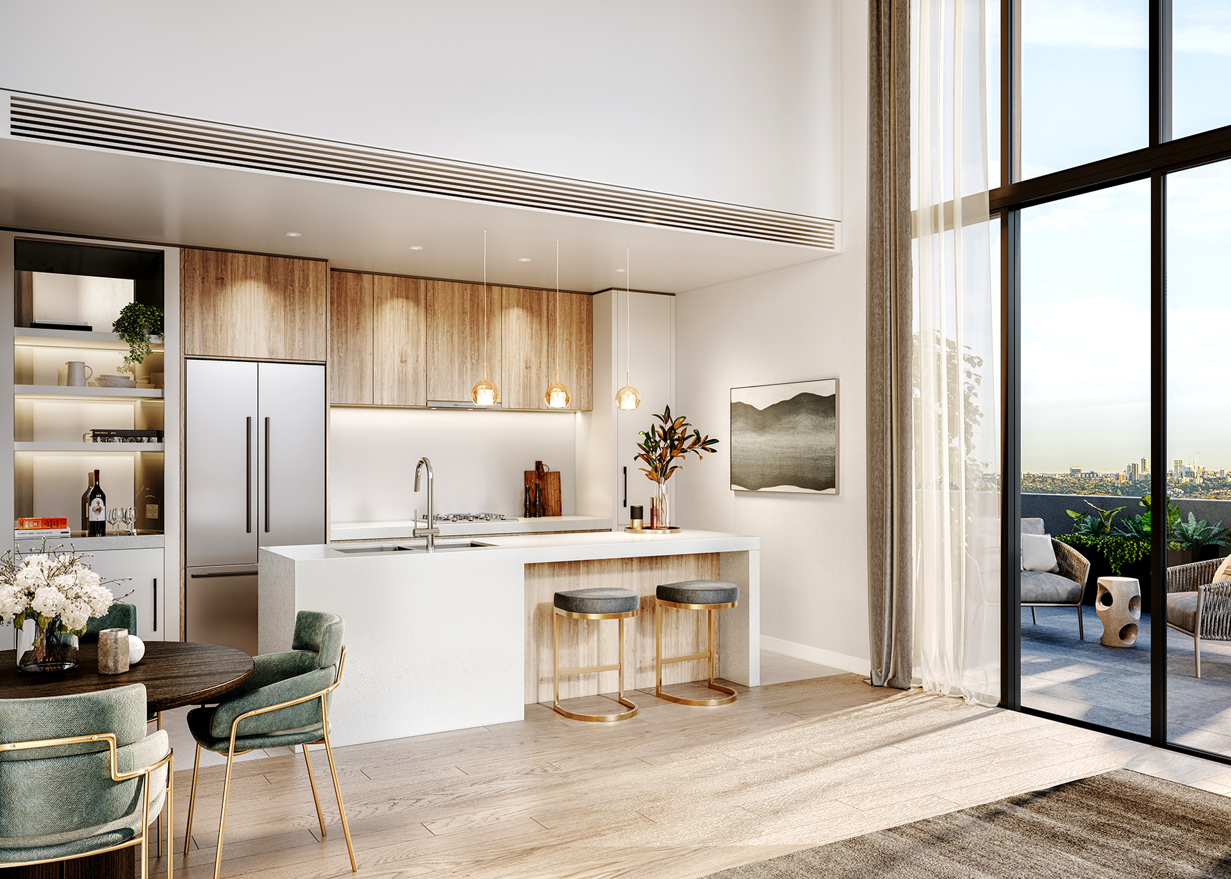 Luxury Penthouse Apartments With Plush Carpeting